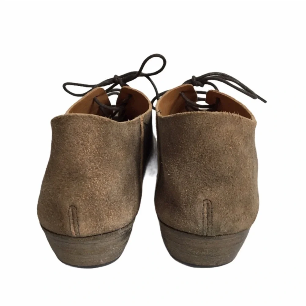 Reinhard Plank Suede Beige Chukka Lace-up Casual Career Shoes 37 US 7 - Picture 5 of 12